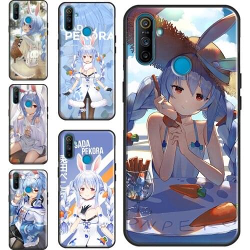 Usada Pekora Hololive anime Cover For OnePlus 9R 8T Nord 7 8 9 Pro Case For Realme 8 Pro 6 7 Q3 C3 C11 C21 C15 GT Neo