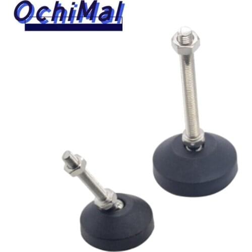 D50xM8x50mm Nylon fixed foot cup aluminum profile hoof joint support foot cup machine screw M8x100mm M10x60mm M12x60mm M12x100mm