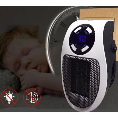 110-220V Wall-Outlet Mini Electric Air Heater Powerful Warm Blower Fast Heater Fan Stove Radiator Room Warmer