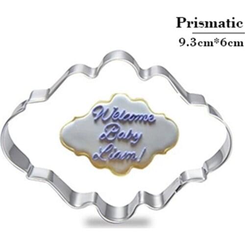 European Palace Pattern Style Cookie Cutter Stainless Steel Dessert Tools Moulds Metal Bakeware Kitchen Supplies Baking Fondant