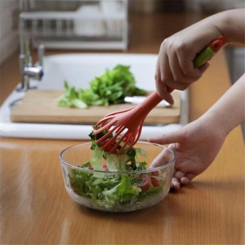 Household Whisk 3-in-1 Multi-Use Food Clip Non-Slip Egg Beater Stirrer Kitchen Utensil Salad Stirring Stick Cream Baking Tools