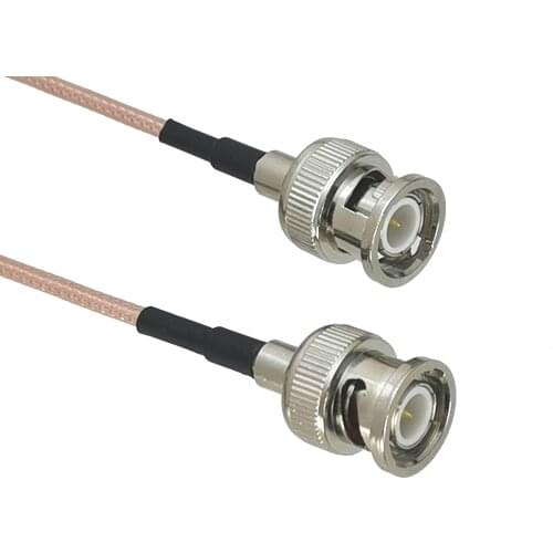 Cable BNC Male to BNC Male Plug Connector straight RG316 RF Jumper Pigtail 4inch~10FT