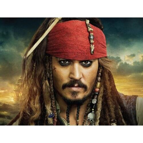 Painting By Numbers DIY Dropshipping The Great Pirate Captain Figure Decor Posters and Prints Modern Living room Artwork Picture