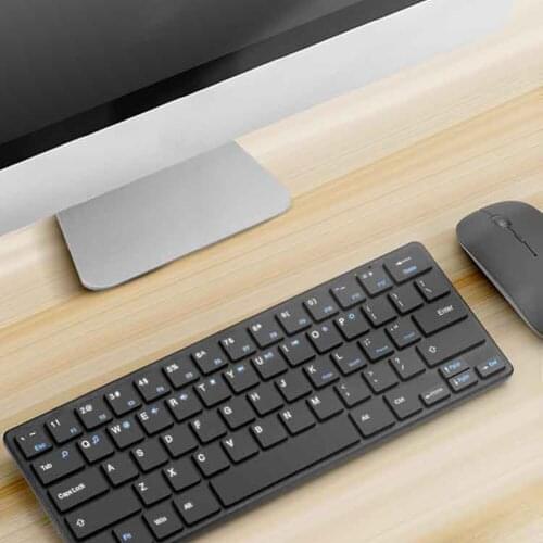 Ergonomic Mouse Keyboard 1200DPI Set Laptop Notebook Combo 2.4G Wireless PC for Household Computer Safety Parts