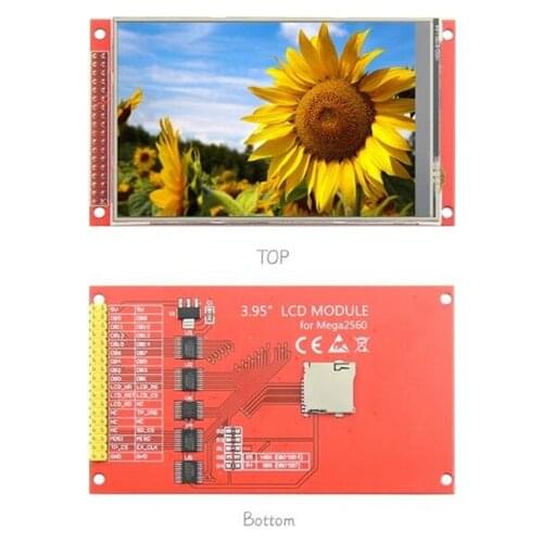 Mega2560 3.95 inch 36PIN 65K HD TFT LCD Color Touch Screen Module ILI9488 Drive IC 8/16Bit Parallel Interface 320(RGB)*480