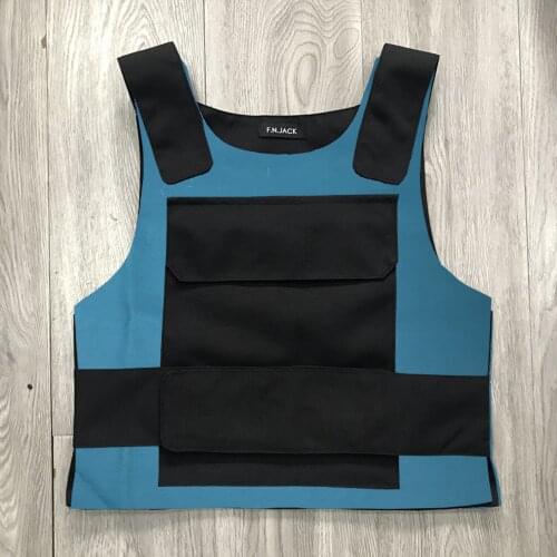 NEW 2021 ICON Military outdoor sport men vest jacket Fishing Mesh Gilet Mens Vest Streetwear Vest Hip Hop Vest HIPHOP TANK TOP