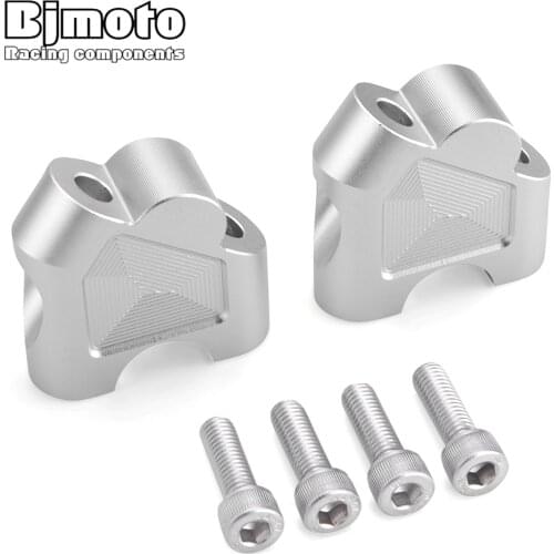 BJMOTO Motorcycle Clamp Riser Handlebar Handle Bar Bars Adapter For SUZUKI DL250 GW250F/S DL650 Moto Bike