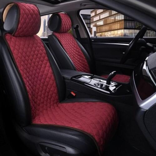 1pcs / 2pcs Nano Cotton Velvet Cloth Seat Cushion Red
