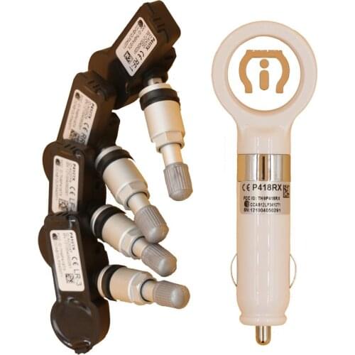 Udricare Original Orange TPMS Car Tire Pressure Monitoring Systems P418 Tire Vitals 4 Sensors Wireless Bluetooth Indicator
