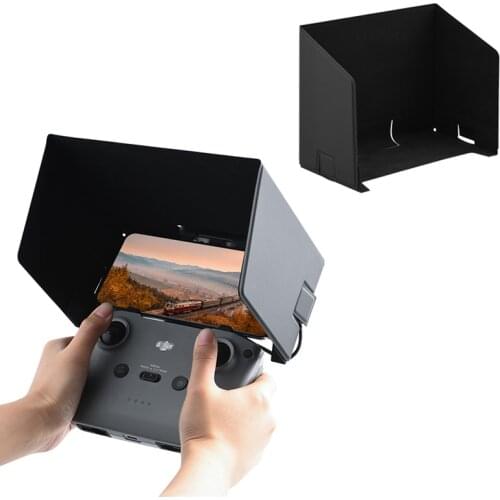 Foldable Smartphone Sun Shade For DJI Mavic Air 2 2S Mini 2 Drone Remote Controller Sunhood Monitor Cover Quadcopter Accessory