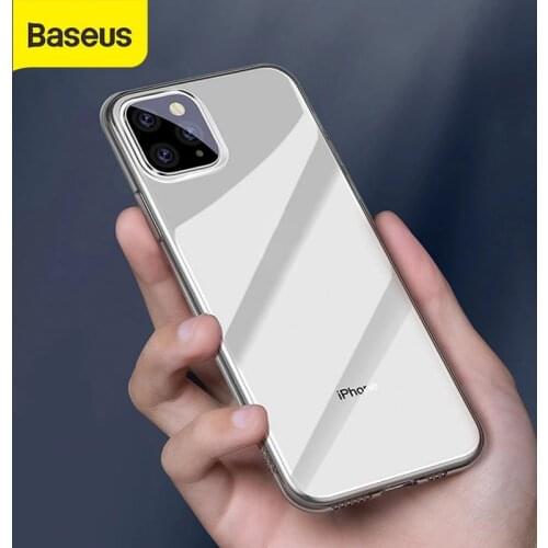 Baseus Ultra Thin for iPhone 11 Case Transparent TPU Back Cover for iPhone 11 Pro Max Case 11 Pro Phone Capa Coque Phone Case