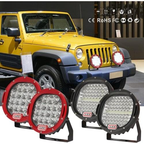 1PC 7 Inch LED 105W/300W Driving/Spot Spotlight Round Work Lamp Round Off-road Vehicle Spotlight