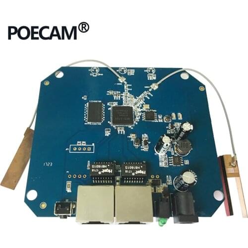 2.4G 300Mbps celing AP Wireless WIFI Module MTK7620N MTK7620A Optional POE or DC Power supply PCBA with two Internal Antenna