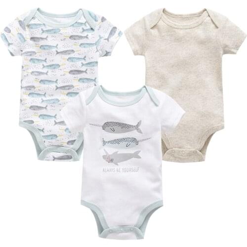 2021 Summer Newborn Baby Boys Bodysuit Ropas Bebe De Infant Overalls Cotton Short Sleeve Bodysuit Toddler Baby Girls Jumpsuit