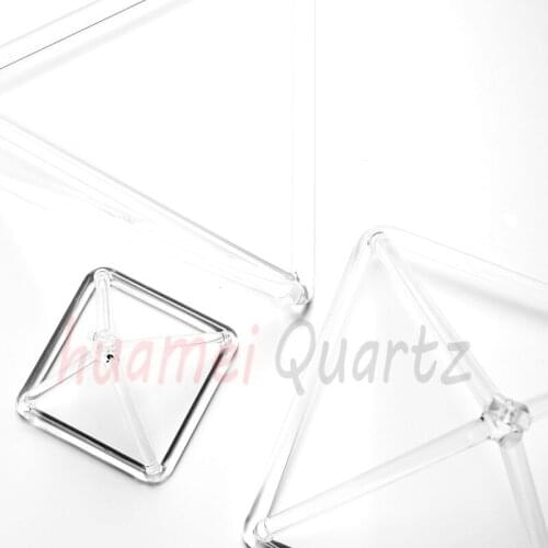3" 4" 5" 6" 8" 5pcs clear crystal singing reiki pyramid for sound healing music therapy chakras balancing