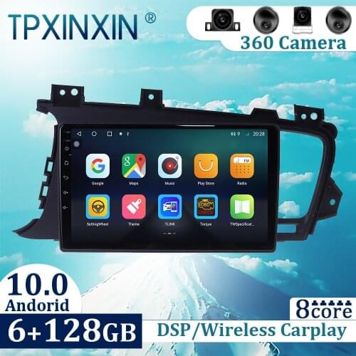 6+128GB For Kia K5 Android 10 Carplay Radio Player Car GPS Navigation Head Unit Car Radio with Screen