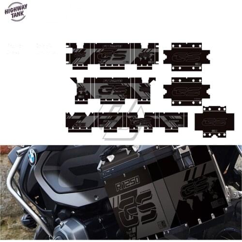 Motorcycle Aluminum Box Sticker Case for BMW Panniers 40 GS R1250GS Triple Black Adventure 2019-2021