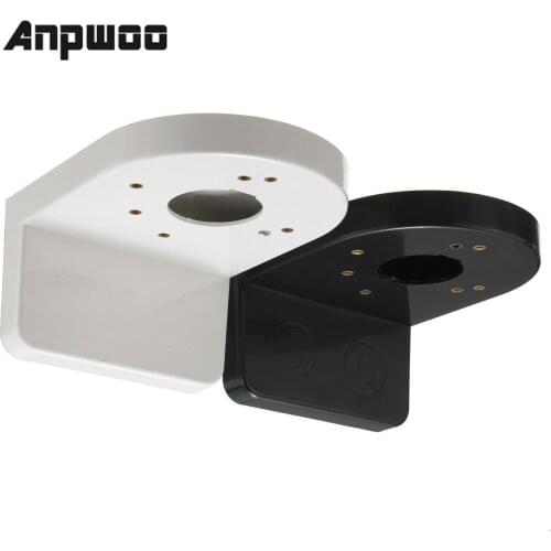 ANPWOO 3.5 inch L Type Plastic Right Angle Bracket Wall Mount for CCTV Dome IP Security Camera