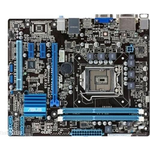 For ASUS P8H61-M PLUS V2 original motherboard LGA 1155 DDR3 boards for 32nm USB2.0 16GB H61 Used Desktop motherboard