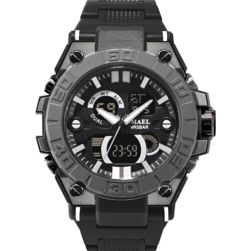 NEW Samel Watches Men Black Waterproof 50M Shock Resitant Digital Watch Men Military Clock 8003 Male Clock Relogio Masculino