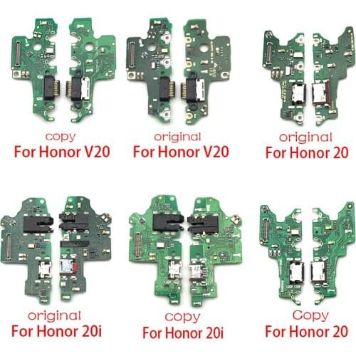 USB Charging Dock Jack Plug Socket Port Connector Charge Board Flex Cable For Huawei Honor 10 Lite 20i V20 20 Pro