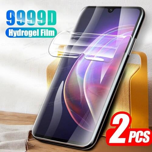 2pcs Hydrogel Protective Film For Vivo V21 V21E VivoV21E VivoV21 V 21 E Full Cover Soft Film Screen Protector Not Tempered Glass