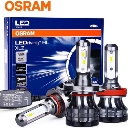 OSRAM H1 h4 led coche LED 9005 9006 HB4 HB3 H7 9012 H16 HB2 HIR2 6000K H11 H8 LED Headlight Bulbs Auto Car lamp h11 светодиодные