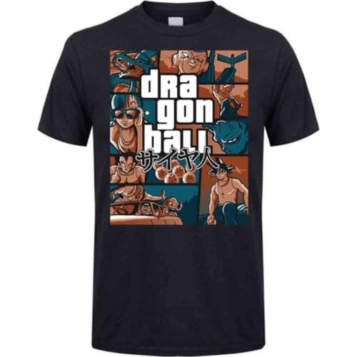 2019 New Short Sleeve Men Fashion Men T Shirts Round Neck Z Capsule Corp Anime T-Shirt