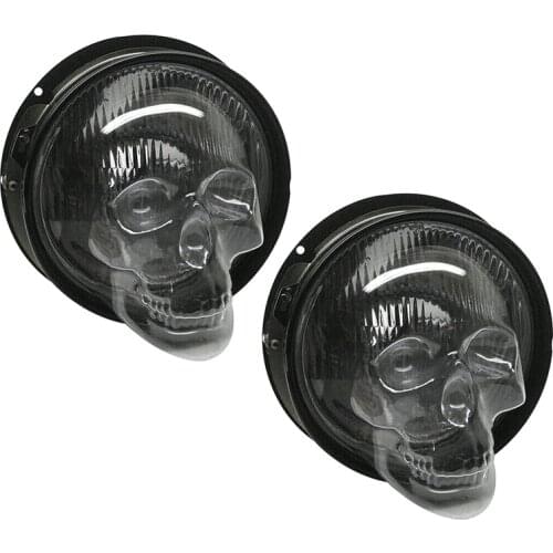 Skull Headlight Covers for Car Truck Auto Decorative Protective Head Lamp Cover Accessory