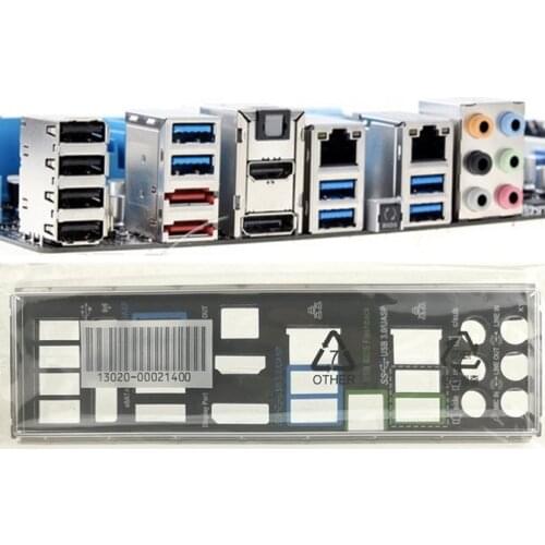 New I/O shield back plate of motherboard for P8Z77-V DELUXE just shield backplate Free shipping