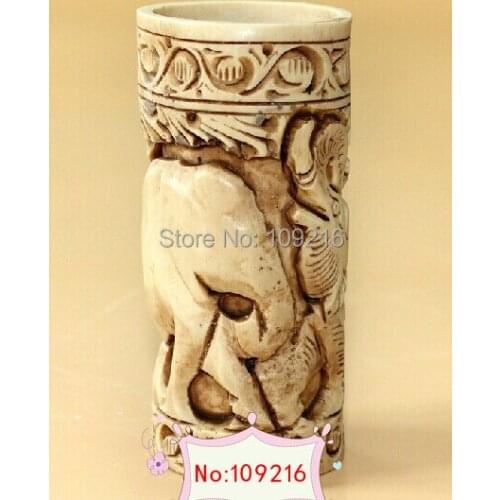 Wholesale!!!1pcs 4.8*10CM 3D Lovely Elephant (LZ0126) Silicone Handmade Candle Mold Crafts DIY Mold