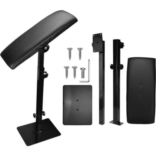Tattoo Armrest Stand Soft PU Leather Pad Leg Armrest Tattoo Arm Chair Leg Rest Stand Portable Fully Adjustable Chair For Tattoo