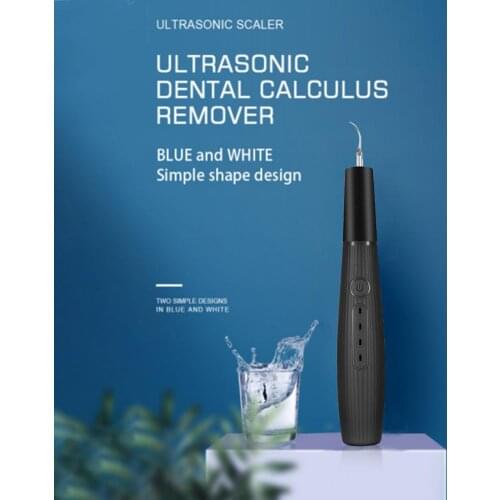 1 Set Teeth Cleaner USB Rechargeable Teeth Whitening Portable Tartars Calculus Plaque Remover for Home