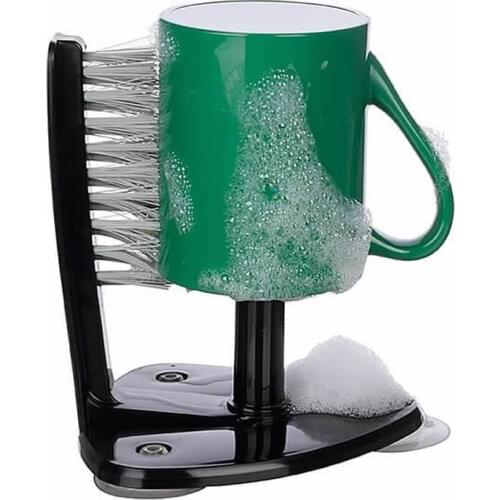 Cup Washing Brush Detarjan Water Cups Practical Convenient Solid Healthy Soft Tip Will Not Scratch Spoon Cup Dish Cleaning