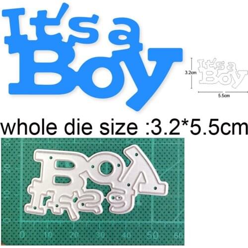 Craft dies metal cutting dies cut die mold Its a Boy Its a Girl Scrapbooking paper craft knife mould blade punch stencils dies