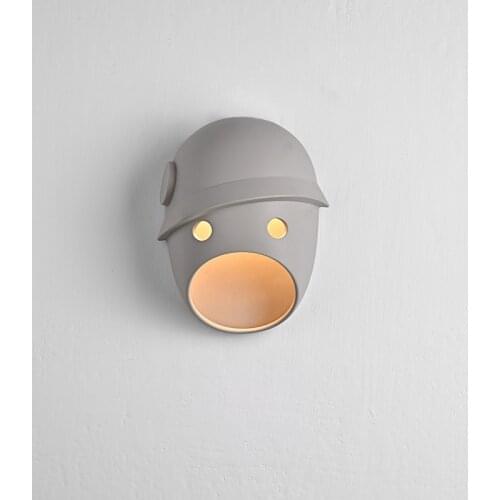 Modern Personality Led Smiling Face Wall Lamp Creative Bedroom Lamp Living Room Staircase Corridor Dining Room Decorative Lamps