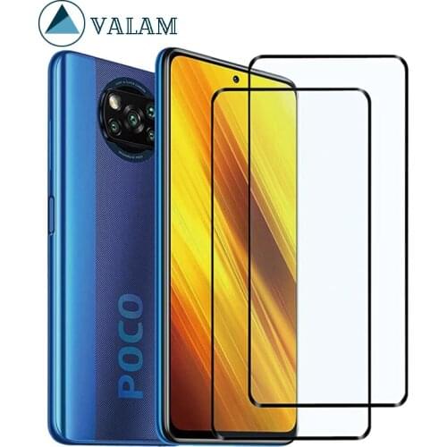 Full Cover Tempered Glass For Redmi Note 10 Pro Glass Screen Protector For Poco X3 Pro NFC Redmi Note 10 9 8 Pro 8T Glass