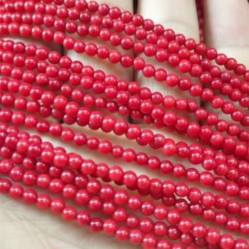 1 string =130pcs nature coral beads round shape size 3mm nature coral beads findings good quality good selling best for your