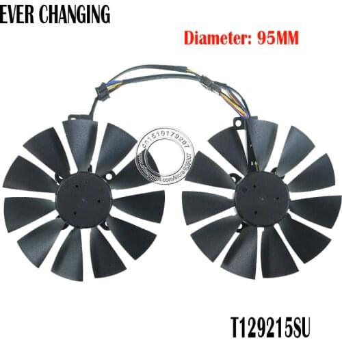 2PCS/SET T129215SU DC12V 0.50AMP 5Pin diameter 95MM