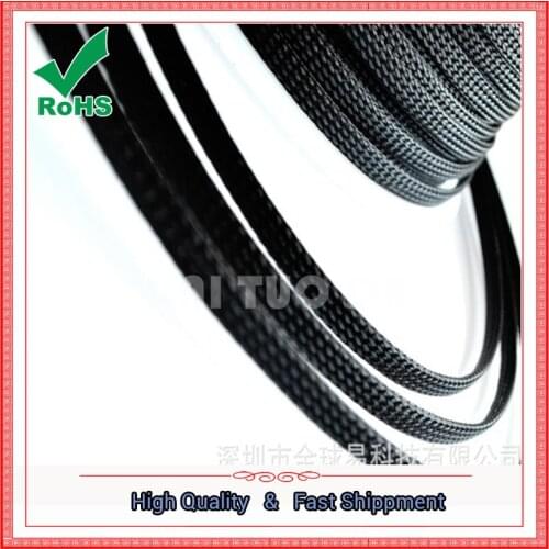 3D printer flame retardant nylon braided wire mesh 8MM DIY kit expansion tube telescopic casing protection tube