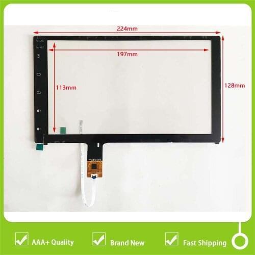 400-C0F00-01400D Touch Screen Panel Digitizer Glass Sensor Replacement For GPS CAR 224mm*128mm GT911