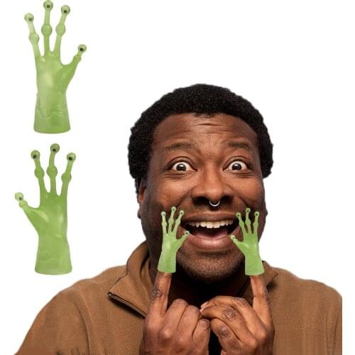 5PCS Fun Little Fidget Toys Animal Ugly Holly Head Finger Puppets Party Favors Toys For Kids Adults Children Antistress