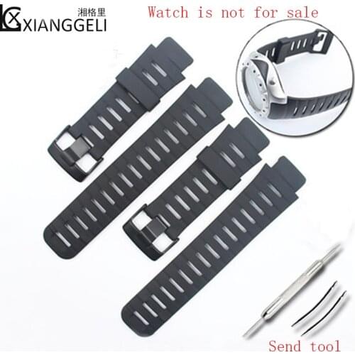 Watch Accessories 22mm SUUNTO X-LANDER Mens Outdoor Sports Fashion Business Rubber Strap