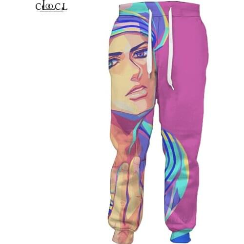 HX Anime JoJos Bizarre Adventure Trousers Men Women Sweatpants 3D Print Unisex Fashion Men Casual Trousers Drop Shipping