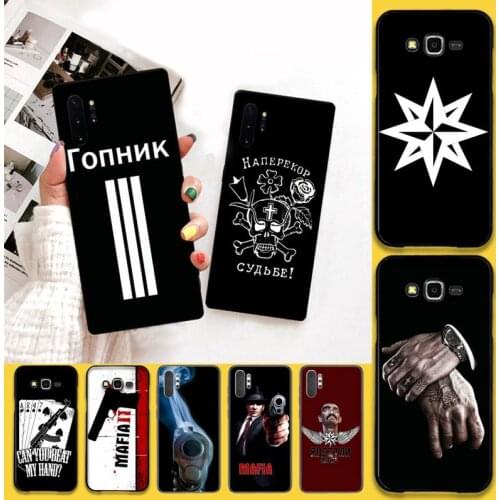 Russian Mafia Art Phone Case For Samsung Galaxy Note20 ultra 7 8 9 10 Plus lite M51 M21 M30S