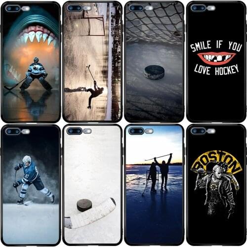 Phone Case for Xiaomi Redmi Note 10 9 9S 9A 8 8T 7 6 7A 6A 5A 5 A1 A2 A3 Pro Max Plus Lite Play Ice Hockey