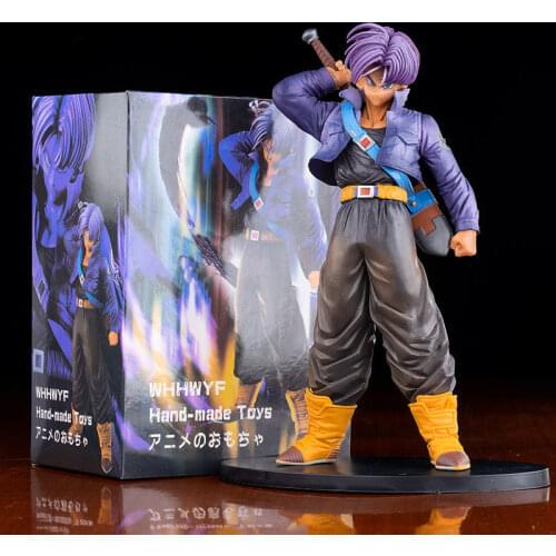 24cm Dragon Ball Anime Figures Super Saiyan Trunks PVC Action Figure Collection Model Figurine Ornaments Kids Toys for Boys Gift
