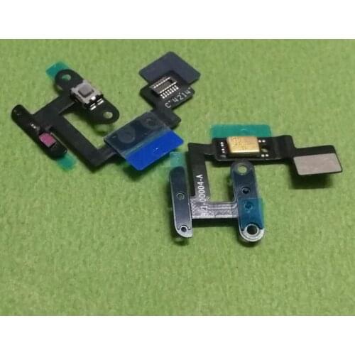 Power Switch Flex Cable For iPad 6 Air 2 ipad6 A1566 A1567 Volume Key Side Button Connector Ribbon With Microphone Repair Parts