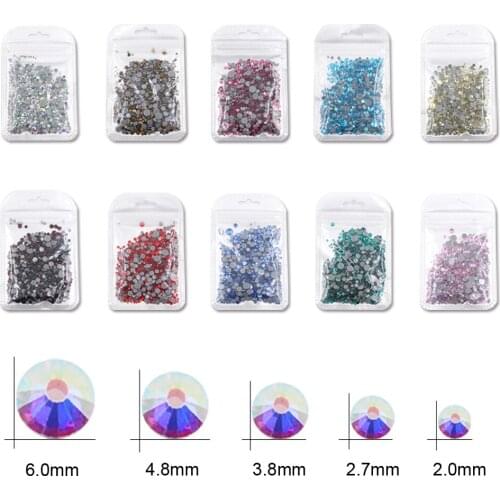 Hot Fix Rhinestones Iron On Rhinestones For Clothes High Quality SS6 SS10 SS16 SS20 SS30 Glass Crystal AB Hot Fix Stone Hot back