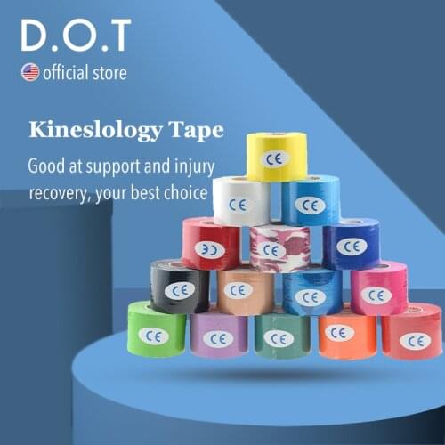 D.O.T Kinesiology Tapes Kinesio Elastic Self-Adhesive Bandage Boxing Wraps Kinesiology Teip Crossfit Sports Tapes